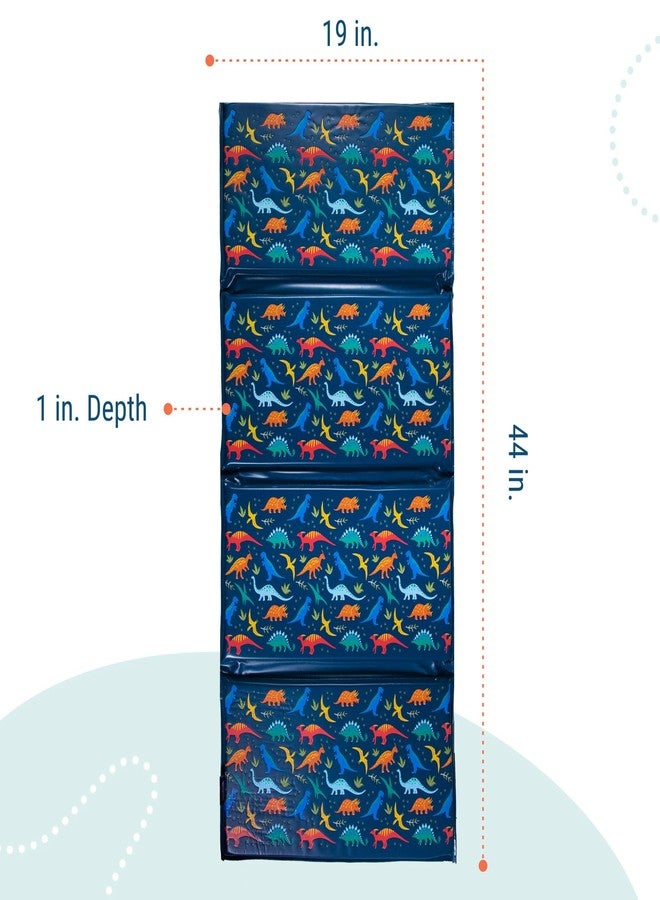 Wildkin Kids Vinyl Nap Mat – Foldable, Durable Rest Mat for Daycare & Preschool - Jurassic Dinosaurs - Image 5